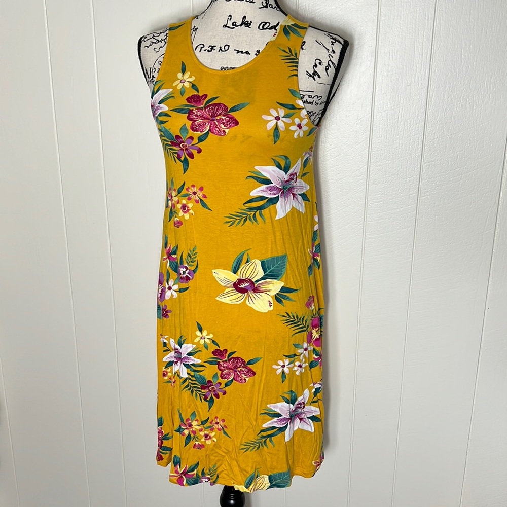 Old Navy Floral Shift Tank Dress